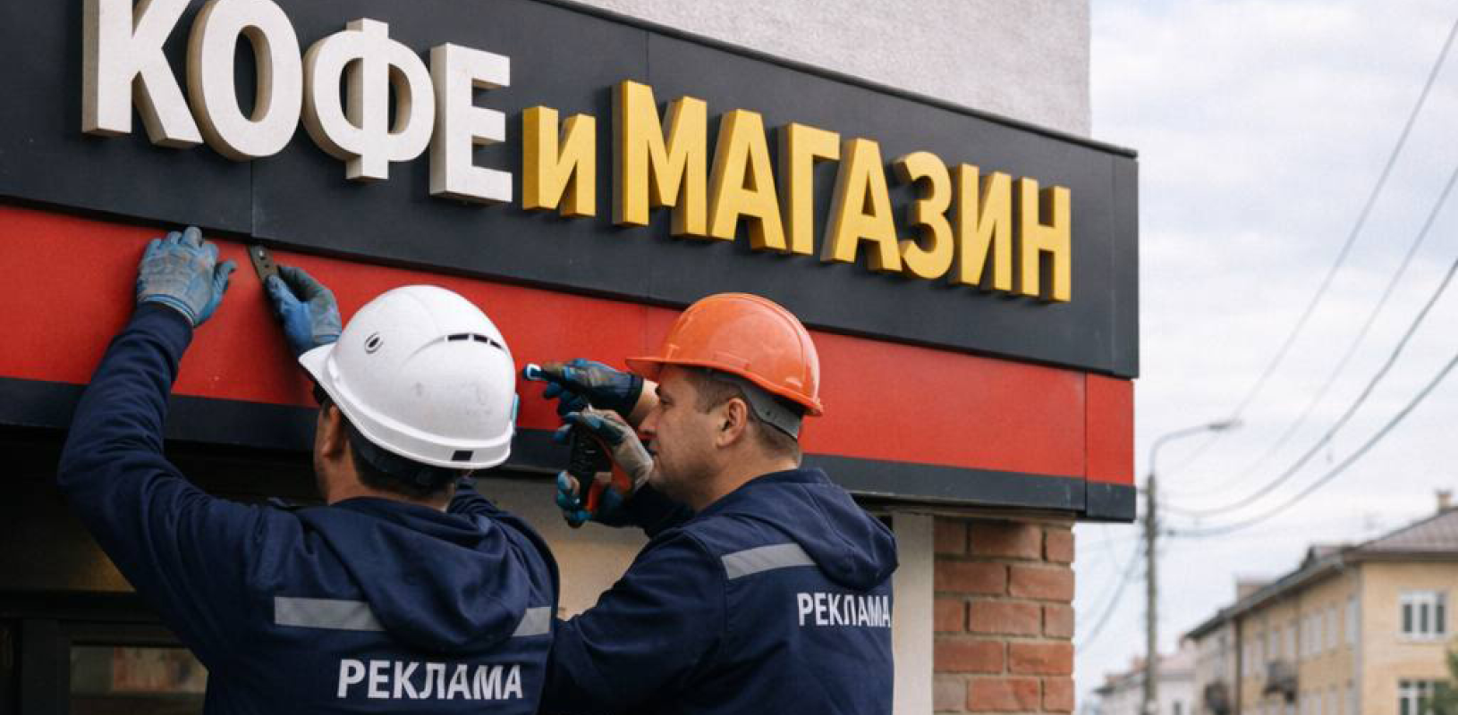 Замена вывески со скидкой 2% фото