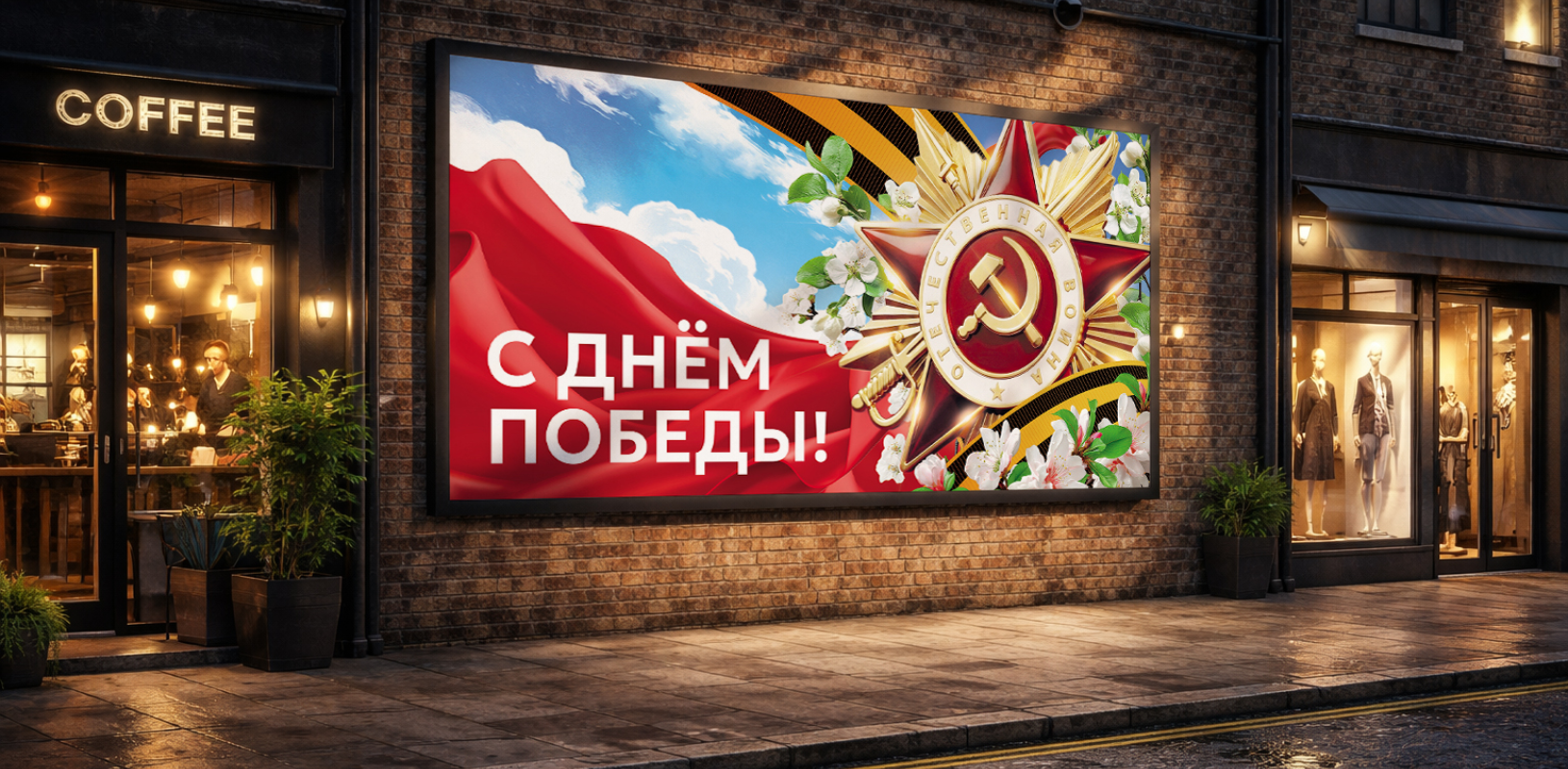 Печать баннеров к 9 мая фото